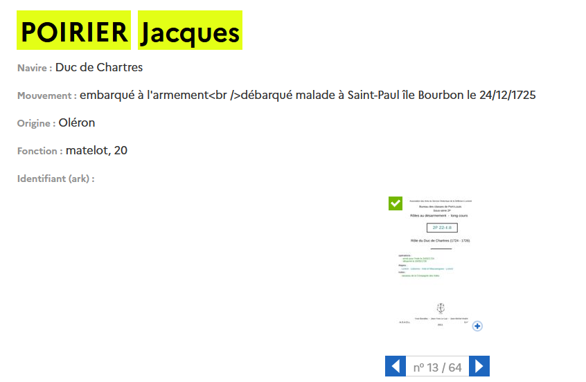 EMBARQUEMENT DE JACQUES POIRIER - MEMOIRE DES HOMMES