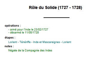 PRESENTATION DU NAVIRE SOLIDE - LA MEMOIRE DES HOMMES