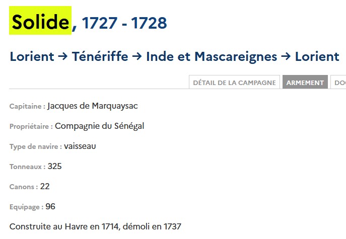 TRAJET DU NAVIRE SOLIDE - LA MEMOIRE DES HOMMES