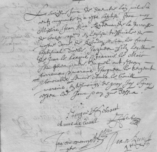 NAISSANCE DE LE BESQUE JACQUES - AD 29