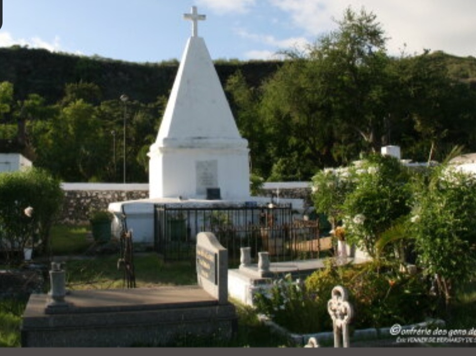 Sépulture de Lacaille Jean Baptiste père au cimetière marin de Saint-Paul (974)