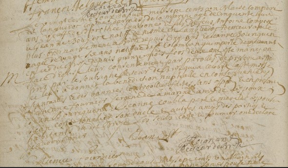 Mariage de Blaise COMPERE et Jeanne Marie BOURIGUEN - AD 29